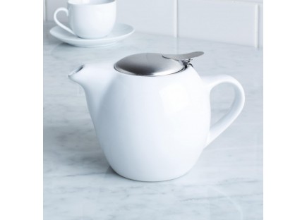 Bia Teapot W/Infuse Sm White